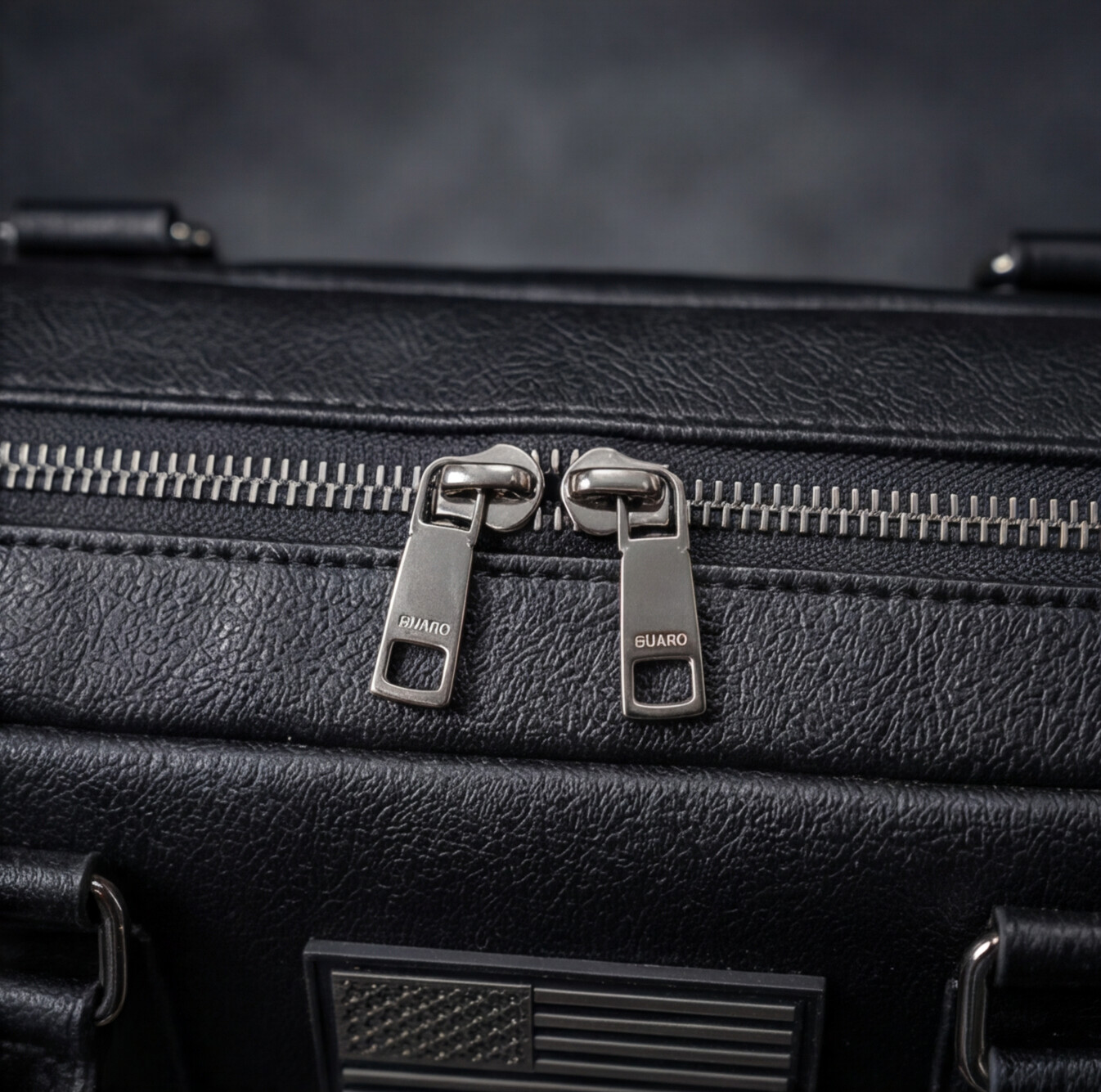 Premium zipper detail