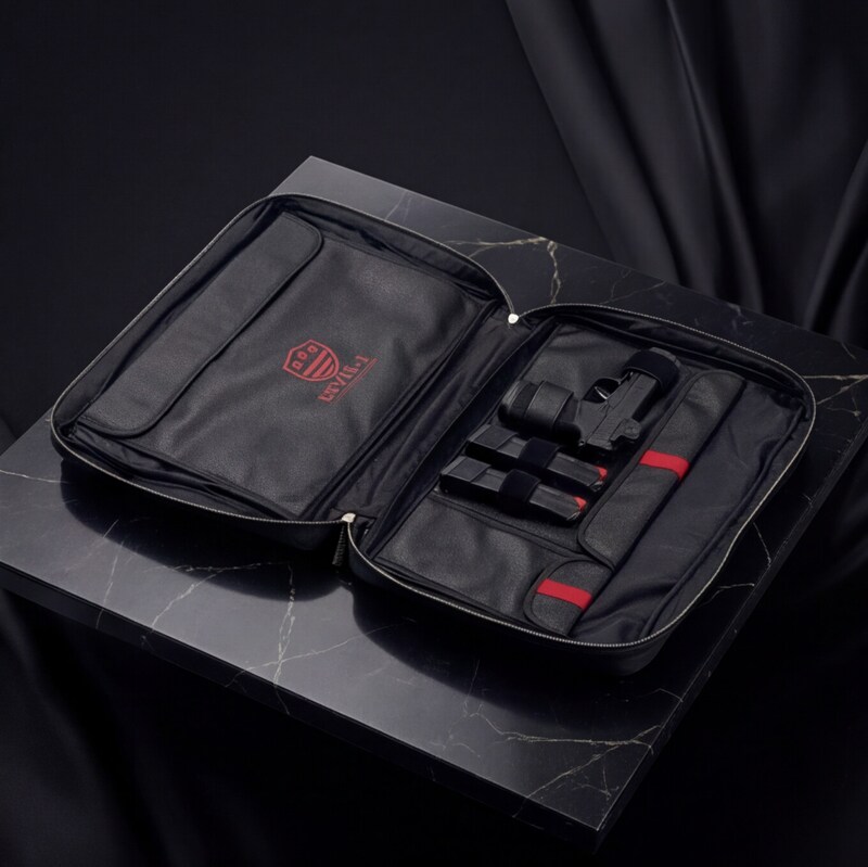 Tactical kit open in chamber