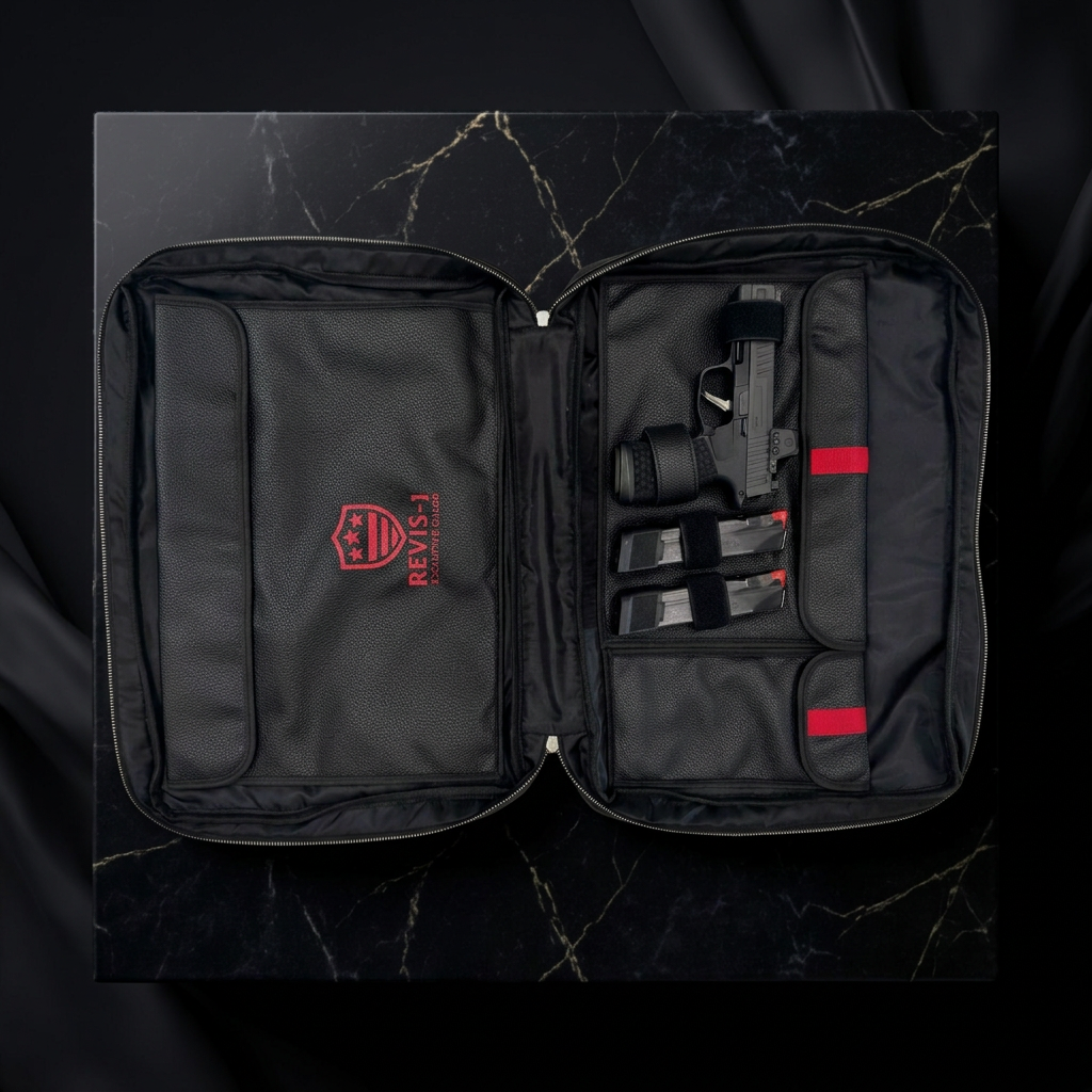 Tactical kit on marble surface